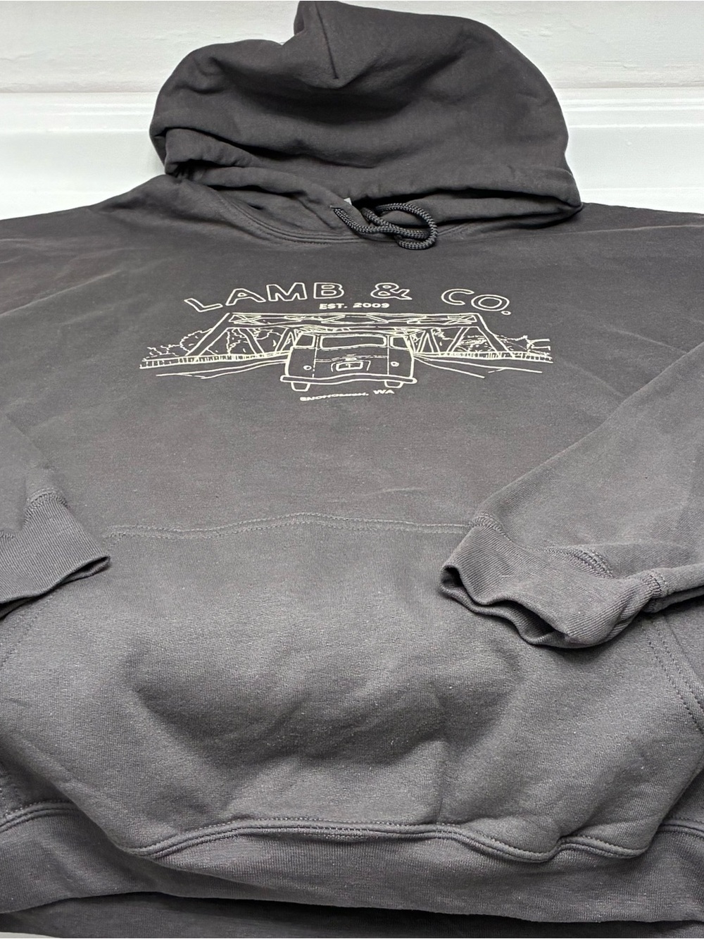 Lamb & Co Charcoal 2XL Hoodie